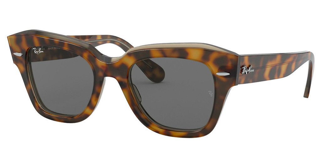 1292B1 HAVANA ON TRANSPARENT BROWN
