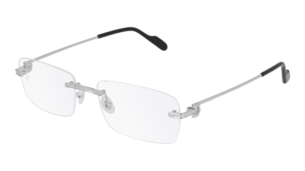 occhiali da vista unisex metallo Cartier