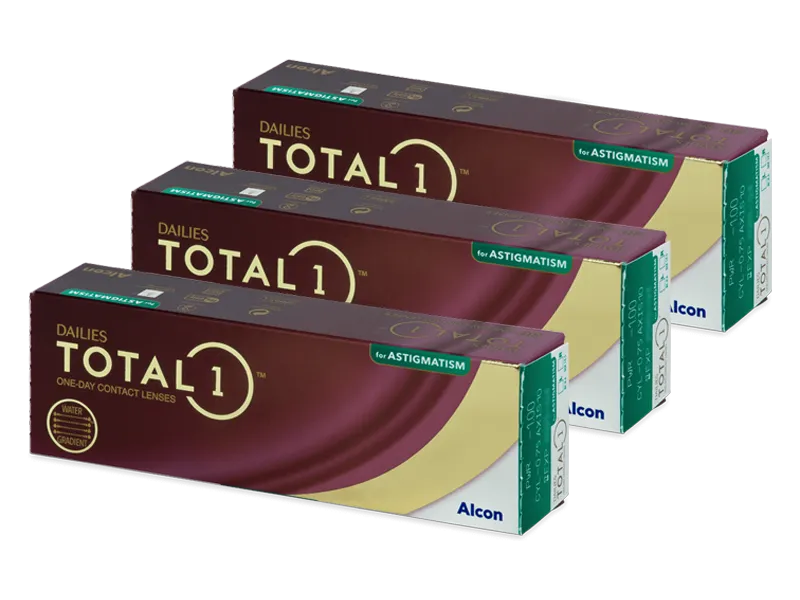 total_1_for_astigmatism_3_pacchi Alcon dailies total 1 for astigmatism 90lenti